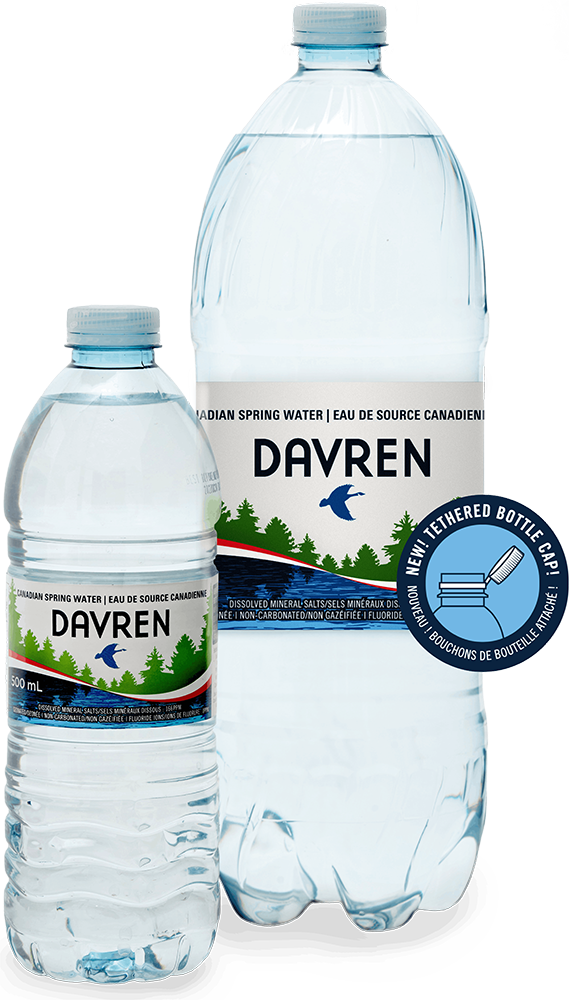 Davren 500ml and 1.5L water bottle